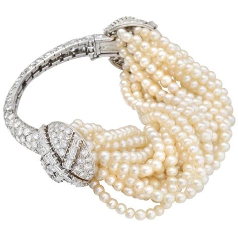 cartier natural pearls|cartier pearl bracelets.